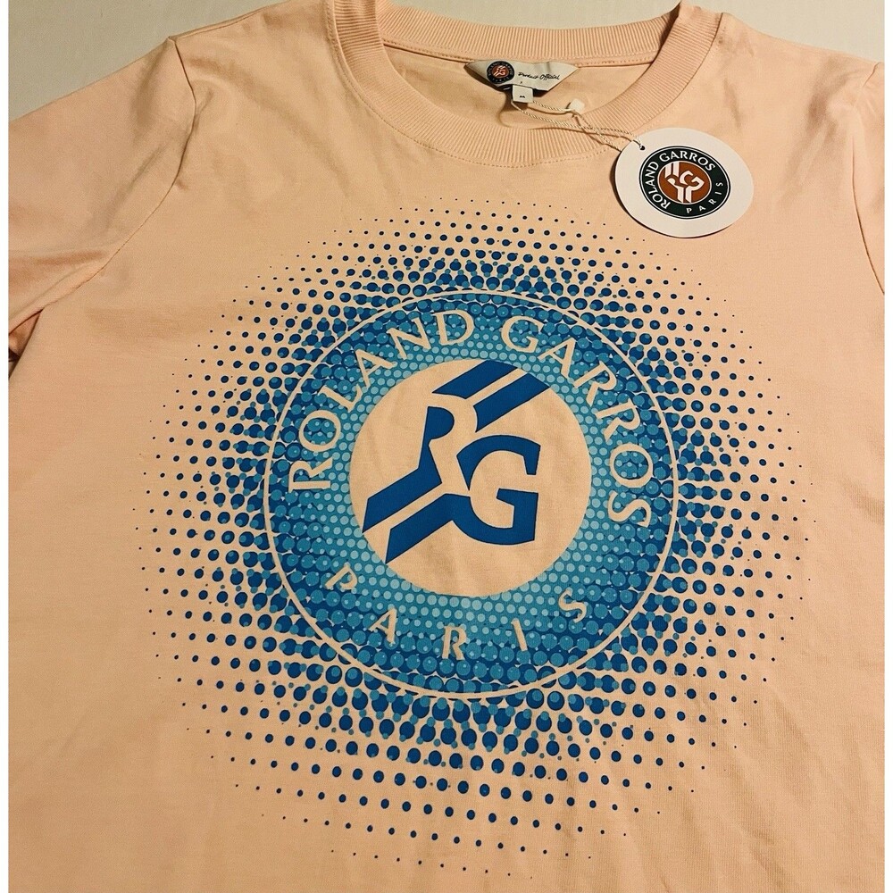 NWT Roland Garros Paris French Open Tennis Pink T-Shirt MEDIUM Nadal Djokovic